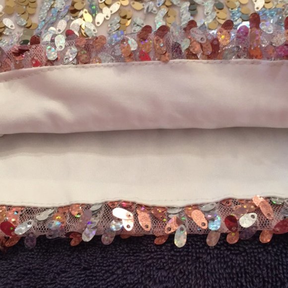 Ombre Sequin Dress Gold/Silver/Bronze - Picture 7 of 9